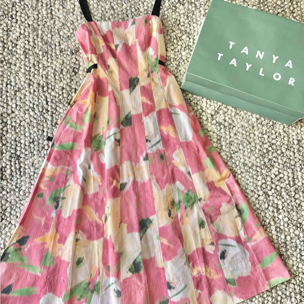 Tanya Taylor NWT Tavia Size 4 Designer Dress Floral Pink